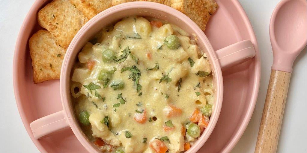CREAMY CHICKEN MACARONI SOUP
