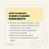 Chicken Bone Broth – Clear & Classic Version